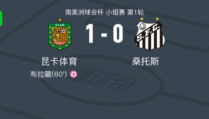 昆卡体育1-0桑托斯