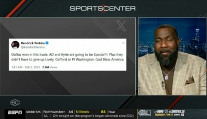 一年前认为东眉交易侠队赚了~帕金斯谈被打脸：我不可能每次都对